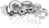 Sorabh 22LKDS-41 Stainless Steel Premium Quality Royal Dinner Set for Home (Laser, Silver, 41 Pcs.)