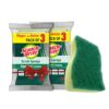Scotch-Brite Scrub Sponge for Utensil Cleaning (Kitchen scrubber with sponge)- Pack 6