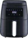 Morphy Richards Digital 1500W with 65% Less Fat, 8 Pre-Set Menu, Dual Fan Technology, Black Air Fryer(5 L)