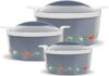 MILTON Elegance Pack of 3 Thermoware Casserole Set(395 ml, 750 ml, 1350 ml)