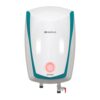 Havells Instanio 10 Litre Storage Water Heater (Geyser) | Color Changing Temp Sensing LED Indicator | Anti Rust Tank | Warranty: 5 Year on Tank | High Rise Compatible (White Blue)