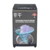 Haier 8 Kg 5 Star Oceanus Wave Technology Toughened Glass Fully Automatic Top Loading Washing Machine (HWM80-826DNZP, Magic Filter, Softfall, Near Zero Pressure, Titanium Grey)