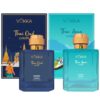 VOKKA Thai Oud & Thai Aqua 200 ml | Pack of 2 x 100ml Unique Unisex Luxury Long Lasting Woody Aquatic Perfume Gift Set For Men And Women | Aquatic Scent Eau De Parfum | EDP Fragrance for Gift | Notes: Aqua Woody Musky