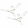 Havells Enticer Art 1200mm 2 Star Energy Saving Ceiling Fan (Stone Pearl White, Pack of 2)