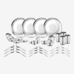 Pigeon Pack of 42 Stainless Steel Dinner Set(Steel)
