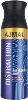Ajmal Distraction Deodorant Aromatic Woody Fragrance Casual Wear- For Men & Women (200 ml) Deodorant Spray  –  For Men & Women(200 ml)