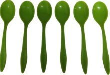Tuffpro Disposable Plastic Tea Spoon Set(Pack of 6)