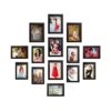 Amazon Brand – Solimo Set of 14 Photo Frames (4″X6″:8pcs & 5″X7″:6pcs) Brown