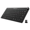 ZEBRONICS KEYPAD X1 Wireless Bluetooth Keyboard, Scissor Switches, 2.4GHz & Dual BT for (Mac | Android | Windows), Volume/Media Control Knob, Integrated Multimedia Keys