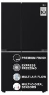 LG 655 L Frost Free Smart Inverter Double Door Side by Side Refrigerator (GL-B257HWBY, Western Black, Express Freezing | Multi Air-Flow)