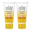 Lacto Calamine Ubtan Face Wash for Glowing Skin | Natural Face Wash with Sandalwood, Saffron, Neem, Almond & Turmeric | Exfoliating Facewash reduces Tan | Sulphate, Paraben Free | 100 ml Pack of 2