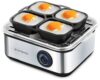 Longway LWEB04 500 Watt Stainless Steel Egg Boiler And Poacher | 2 in 1 Boils 8 Eggs | Poach 4 Eggs, Egg Cooke (Silver)