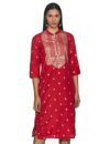 BIBA Women Printed Mix and Match(Festive 17322_Cherry RED_34)