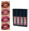RVLIPS Nude Edition Long Lasting Sensational Liquid Matte Lipstick Non Transfer Set Of4(nude seina, nude brown, Nude Pink, nude, 12 ml)