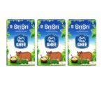 Sri Sri Tattva Cow Ghee – 1 Litre Each (Pack of 3) – Cow’s Pure Ghee for Better Digestion and Immunity | (3 Litre)