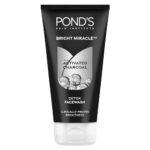 POND’S Bright Miracle Detox Facewash | 10X Power of Activated Charcoal| For Deep Cleaned Skin | Reveals Glow, Pollution Clear Face Wash, 150gm