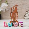 eCraftIndia Valentine Gift for Girlfriend Boyfriend | Love Animated Characters and I Love You Couple Showpieces | Valentine Day Gift for Husband Wife Her Him | Valentine Day Decoration Items