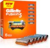 Gillette Fusion 5 Manual Shaving Blades for men(Pack of 6)