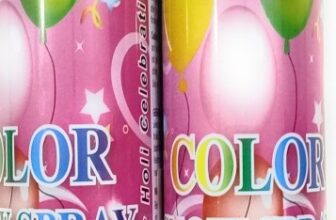 HE Products Boss Color Snow Spray 600ml Holi Color Paste Pack of 2(Pink, 300 g)