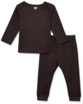 Amazon Brand – Jam & Honey Unisex Baby Full Sleeve Thermal Set Dark Grey