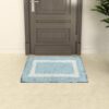 Status Contract Microfiber Soft and Super Absorbent Door Mat/Bath Mat (15″ x 23″ Inch) (1, Blue)