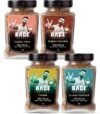 RAGE Silk Combo 60g x 4- Classic, Belgian Chocolate, Creamy Hazelnut, Vanilla Velvet Instant Coffee(4 x 60 g, Assorted Flavoured)