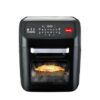 Pigeon by Stovekraft Air Fryer Oven 12L | 1800W | 2-in-1 Appliance – AirfryerOTG | Digital Touchscreen | 9 Preset Menu | Air Fry, Bake, Broil, Toast, Defrost (Black) | With Rotisserie | 7 Accessories