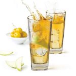 Treo by Milton Iris Glass 280 ml 6 Pcs Set, Transparent