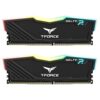 TeamGroup T-Force Delta RGB 2x16GB 3600MHz (3600MT/s) CL18 Black, 32GB DDR4 RAM Kit, Desktop Gaming Memory, Metal Heatsink, ARGB Sync, XMP 2.0, for Intel/AMD CPU, High Performance Low Latency Module