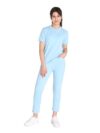 CHKOKKO Women Casual Summer Track Suit T-shirt Trackpant Co-ord Set Sky Blue 4XL