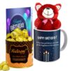 Midiron Birthday Gift Hamper |Chocolate Gifts Pack |Romantic Gift for Girlfriend/Wife/Boyfriend/Husband/Spouse/Fiance|Chocolate Box with Greeting Card & Happy Birthday Coffee Mug