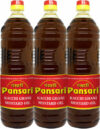 Pansari Kacchi Ghani Mustard Oil Plastic Bottle(3 x 1 L)