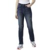 Pepe Jeans High Rise Cotton Straight Fit Women’s Jeans (Blue, Size_28)