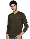 Numero Uno Men’s Fleece Crew Neck Sweatshirt (KMSSFC56_Olive_XL)