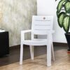 Cello Plastic Jordan Chair – White