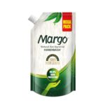 Margo Natural Anti-Bacterial Handwash for Soft, Hydrated hands – 700 ML Refill Pack [ Pack of 1 ] | 99.9% Protection From Harmful Germs | Enriched With Original Neem