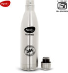 Pigeon by Pigeon Aqua 1000 ml Flask(Pack of 1, Steel/Chrome, Steel)