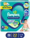 Pampers Diaper Pants – M(22 Pieces)
