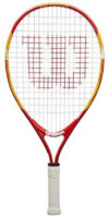 WILSON Us Open 21, Red/Yellow Multicolor Strung Tennis Racquet(Pack of: 1, 186 g)