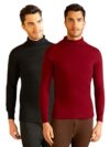 Lux Cottswool Men’s High-Neck Thermal Top_COTT_HI-Neck_TOP_BLK_BRN_75_2PC