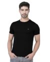 Dollar Super Combed Cotton Mens Solid T-Shirt(8909141271688_MLTSH-01-BLK-PO1_XL)