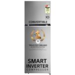 LG 322 L 3 Star Frost-Free Smart Inverter Double Door Refrigerator (GL-S342SPZX, Shiny Steel, Convertible with Express Freeze)