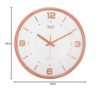 Ajanta Real Silent Sweep Movement Designer Wall Clock (330x45x330mm)