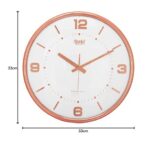 Ajanta Real Silent Sweep Movement Designer Wall Clock (330x45x330mm)