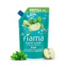 Fiama Fresh Hand Wash, 750 ml Refill Pack, Value Pouch, Peppermint Oil & Green Apple Extract Handwash, for Soft & Supple Hands