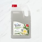 Amazon Brand – Presto! Dishwash Gel | Lemongrass | 5 Litre | Plant Based and Ecofriendly Surfactant | Leaves No Residue and Foul Smell | Grease Cleaner For All Utensils