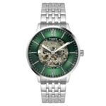 TIMEX Stainless Steel Men Green Round Automatic Dial Analog Watch- Tweg23502