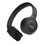 JBL Tune 520BT Wireless Headphones with Mic, Upto 57H Battery, Speed Charge : 5 min Charge Gives up to 3H of Playback, Multipoint Connect, Customizable Bass with Headphones App, BT 5.3 (Black)