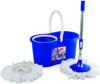 cello Kleeno Compacto Spin Mop with 2 refill Mop Set(Grey, Blue)