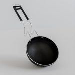 Add2Cart Stainless Steel 11cm Tadka Pan, 400ml Capacity, for Spice Tempering/Seasoning, Induction Bottom and Gas Stove Ready, Long Wire Handle, Laser-Etched Scale, Smooth Finished Surface